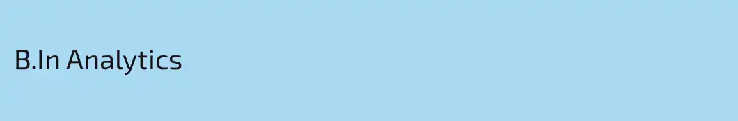 B.In Analytics